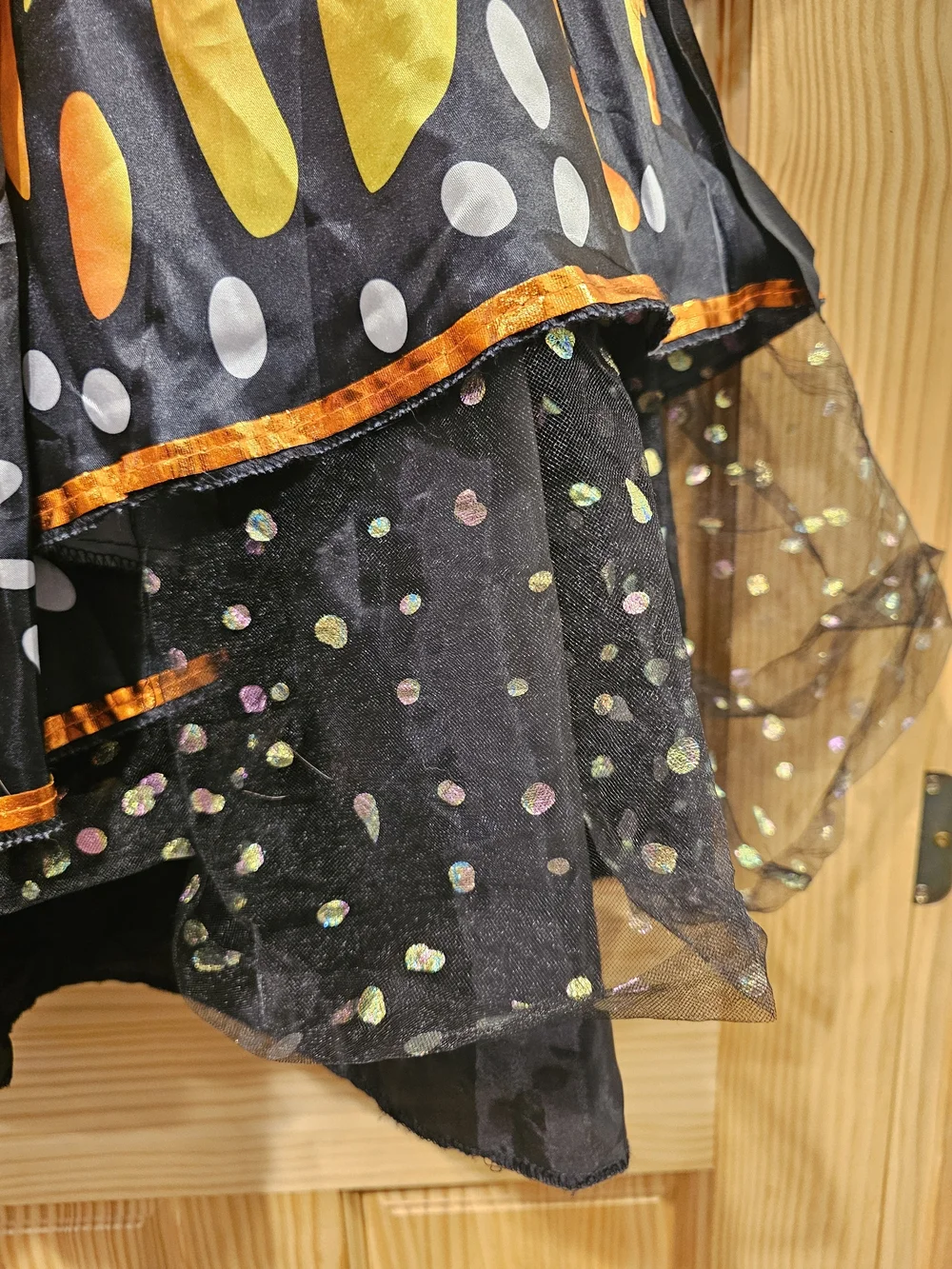 Butterfly Costume Medium Kids Dress Monarch Halloween Girls - Picture 3 of 10
